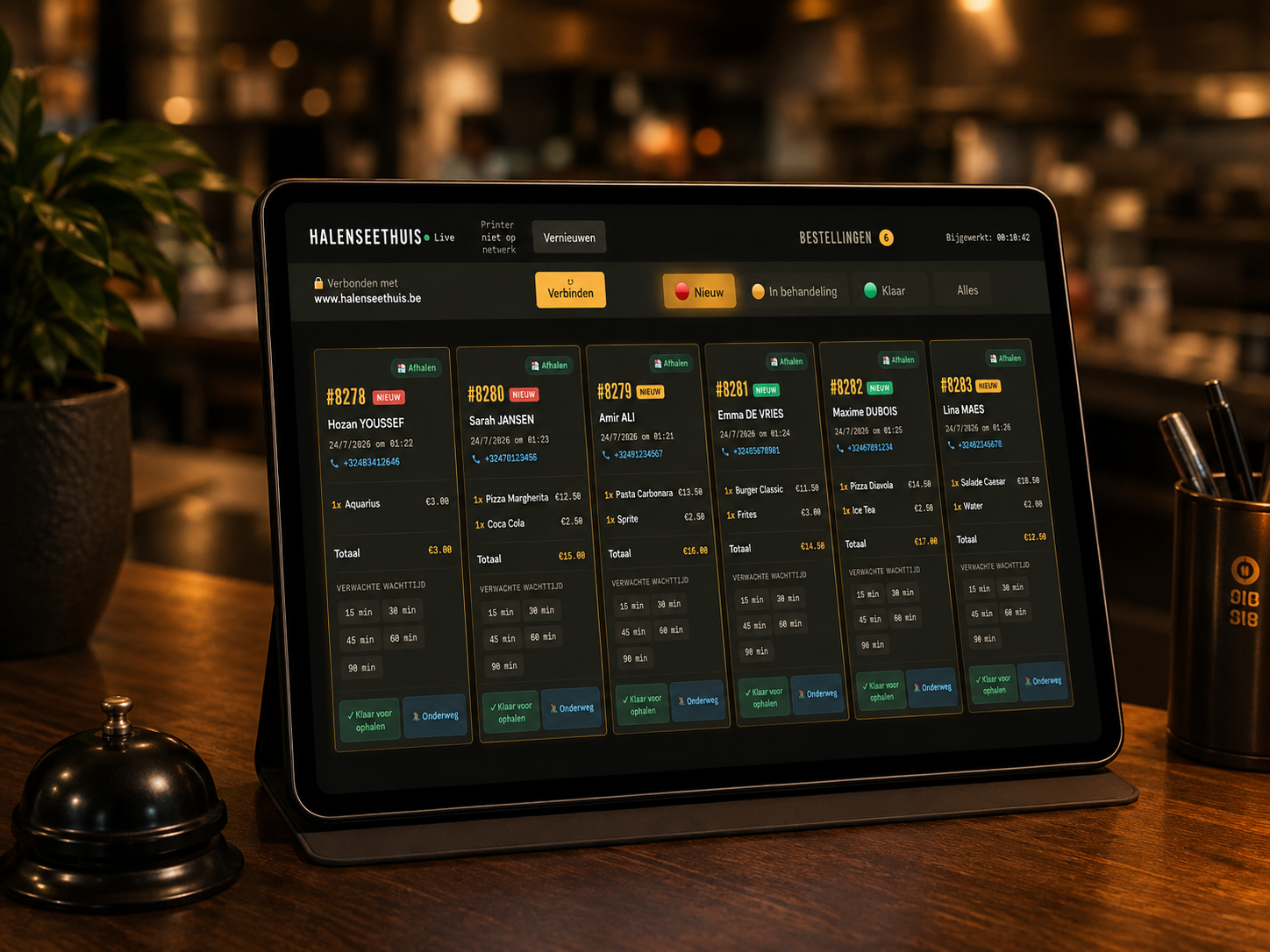 Velora KDS — Keuken Display Systeem