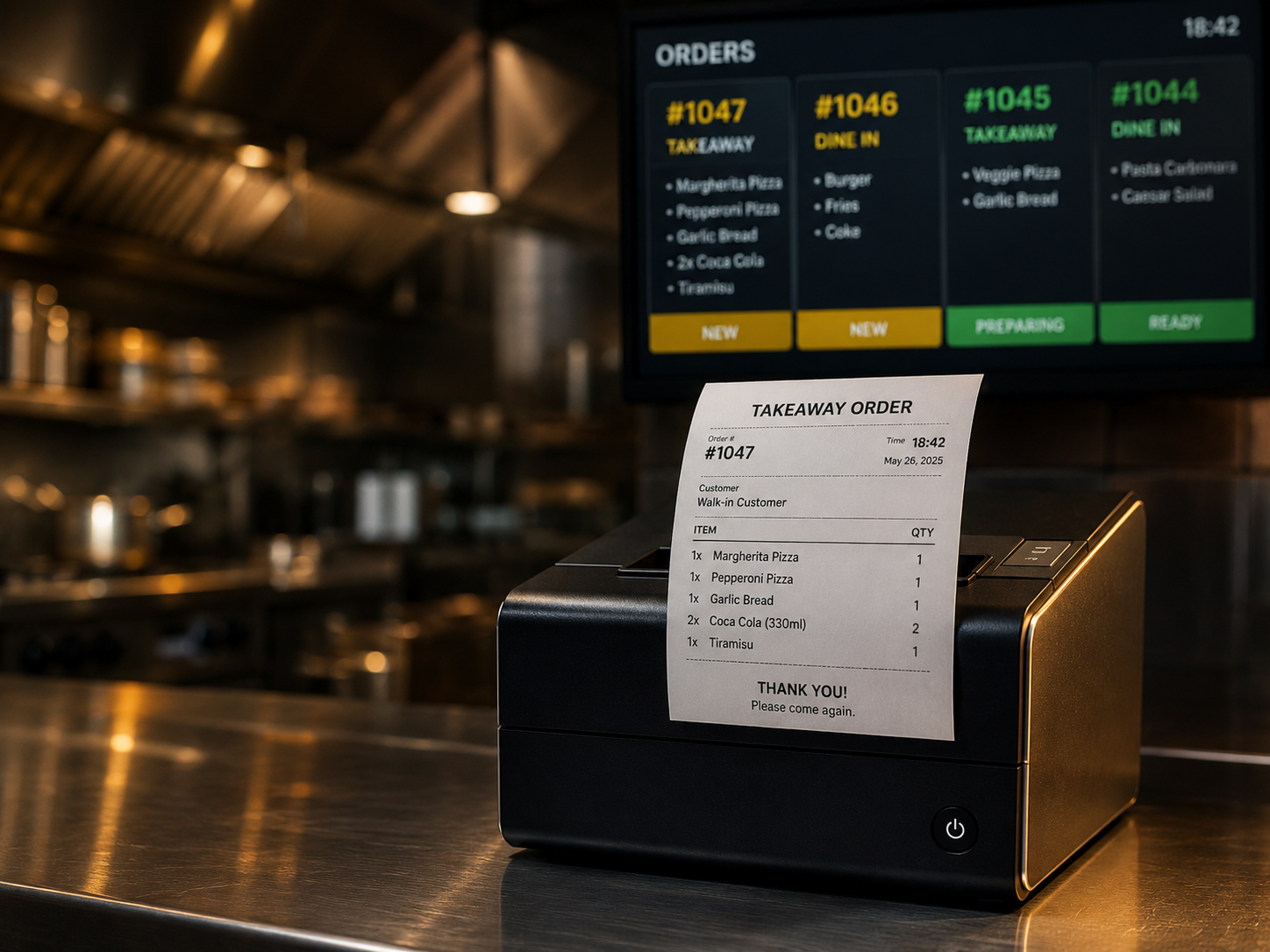 Velora KDS — Keuken Display Systeem