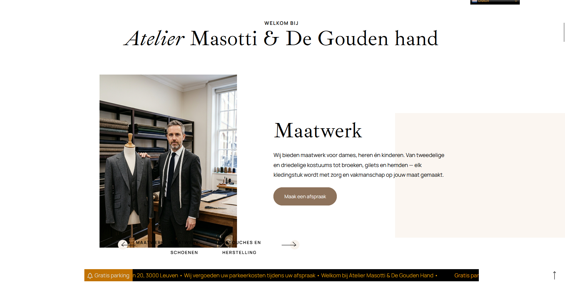 Atelier Masotti & De gouden hand